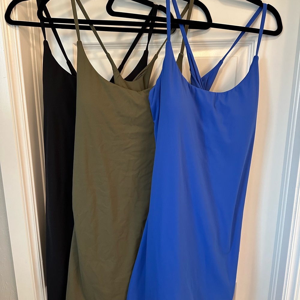 Set of Three Halara Easy Peezy Dresses